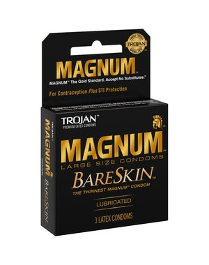 TROJAN TROJAN MAGNUM BARESKIN 3PK