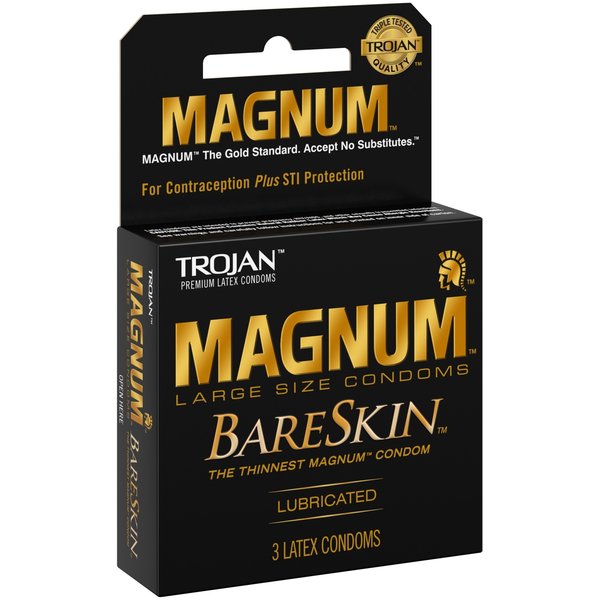 TROJAN TROJAN MAGNUM BARESKIN 3PK