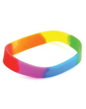 SILICONE RAINBOW BRACELET