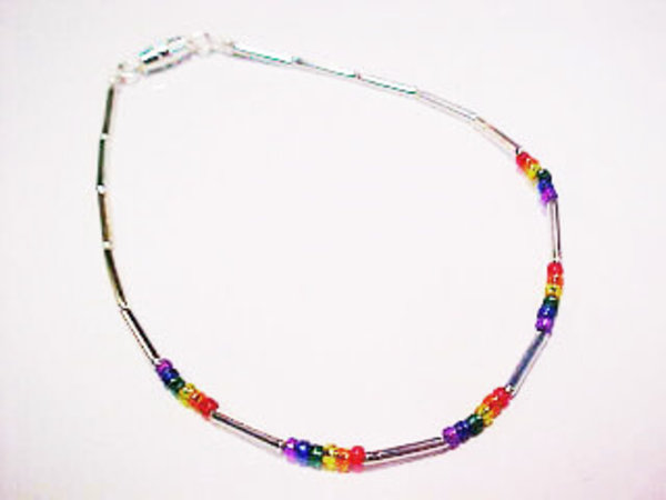 LIQUID  SILVER SEED BRACELET