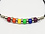 RAINBOW CERAMIC BEAD BRACELET