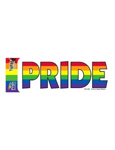 YUJEAN PRIDE RAINBOW WORD STICKER