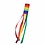 RAINBOW LARGE SPINSET WINDSOCK 60"