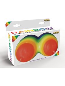 Hott Products CANDLE-GIANT BOOBIE,RAINBOW