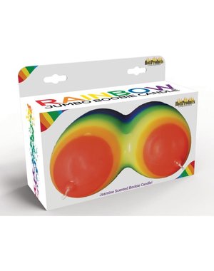 Hott Products CANDLE-GIANT BOOBIE,RAINBOW