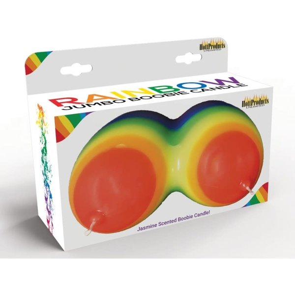 Hott Products CANDLE-GIANT BOOBIE,RAINBOW