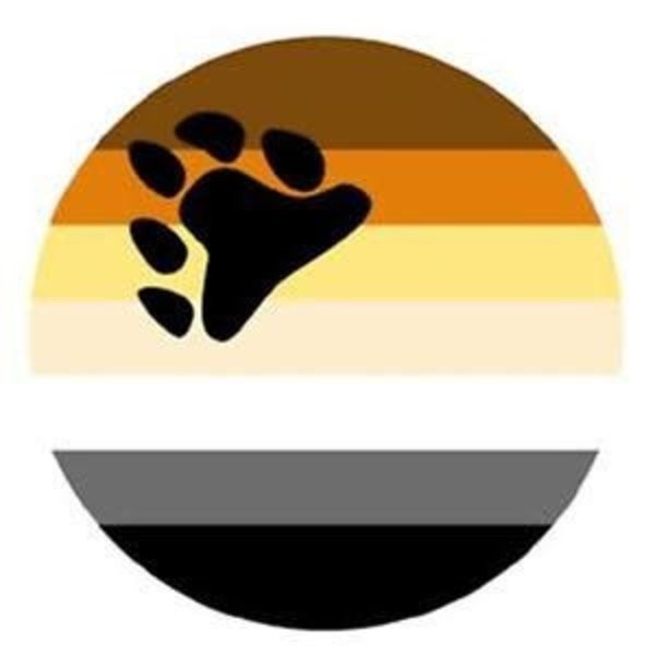 RAINBOW BEAR FLAG BUTTON