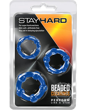 STAY HARD STAY HARD BEADED COCKRINGS