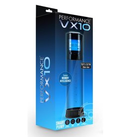 BLUSH NOVELTIES Performance VX10 Smart Penis Pump 11.4in - Clear