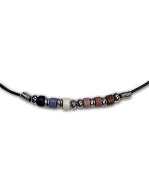 RAINBOW BEAR PRIDE CERAMIC BEAD NECKLACE
