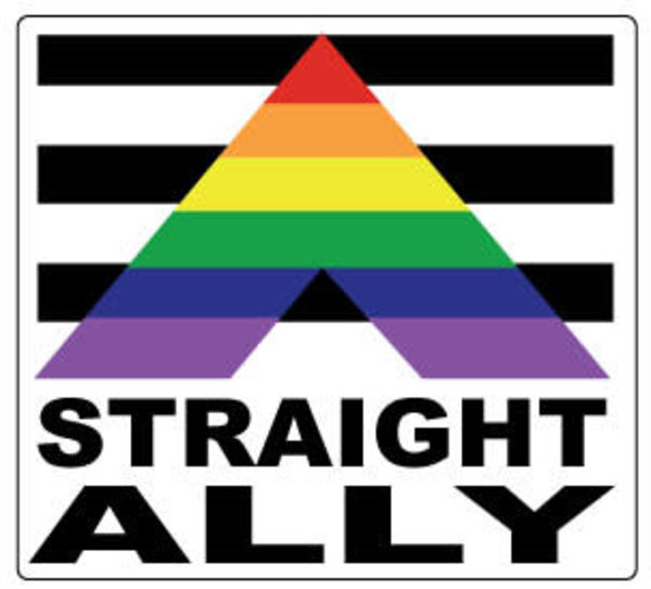 RAINBOW STRAIGHT ALLY STICKER