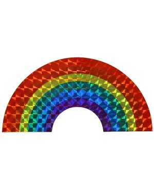 RAINBOW RAINBOW ARCH REFLECTIVE STICKER