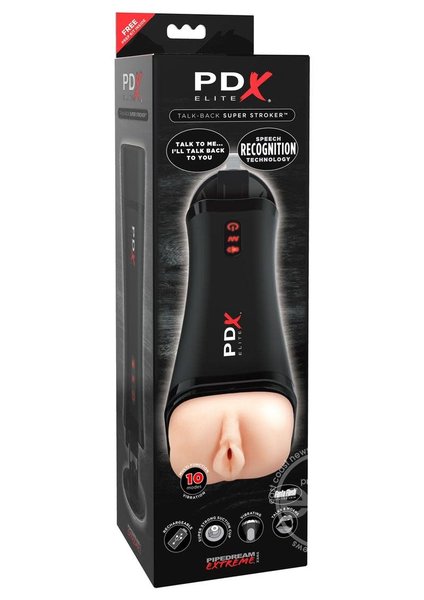 PIPEDREAM PRODUCTS PDX ELITE TALK BACK SUPER STROKER