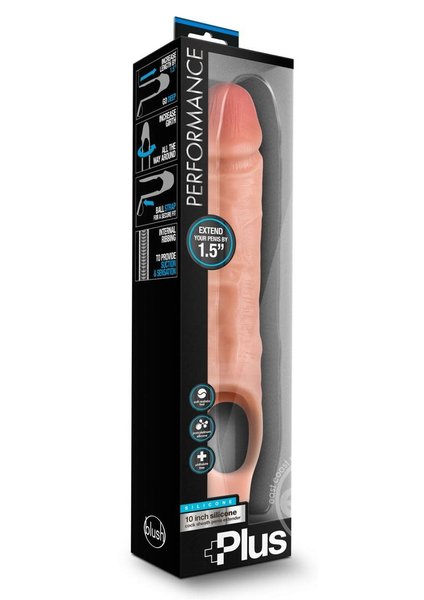 BLUSH NOVELTIES Performance Plus Silicone Cock Sheath Penis Extender - Vanilla