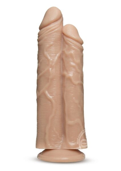 BLUSH NOVELTIES DR SKIN DR. DOUBLE STUFFED 10.5 INCH