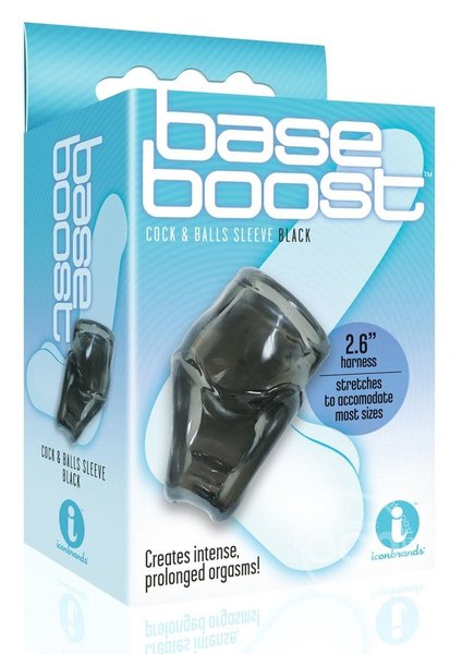 ICON BRANDS THE 9'S BASE BOOST COCK & BALL SLEEVE