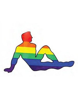 Pride not Prejudice MUDFLAP GUY STICKER