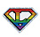 YUJEAN DIAMOND CUT L LESBIAN STICKER REFLECTIVE