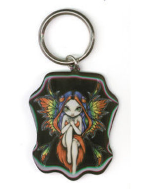 YUJEAN RAINBOW FAIRY METAL KEYCHAIN