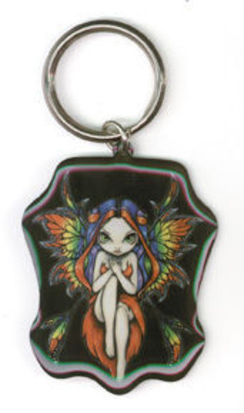 YUJEAN RAINBOW FAIRY METAL KEYCHAIN