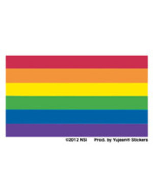 YUJEAN MINI RAINBOW PRIDE STICKER