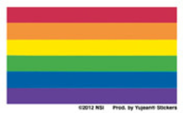 YUJEAN MINI RAINBOW PRIDE STICKER