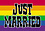 YUJEAN JUST MARRIED POST CARD
