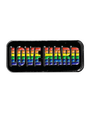 YUJEAN LOVE HARD ENAMEL PIN