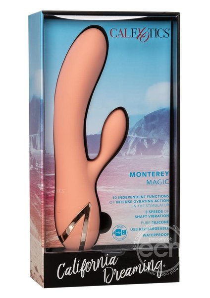 CalExotics CALIFORNIA DREAMING MONTEREY MAGIC RABBIT VIBRATOR RECHARGEABLE SILICONE