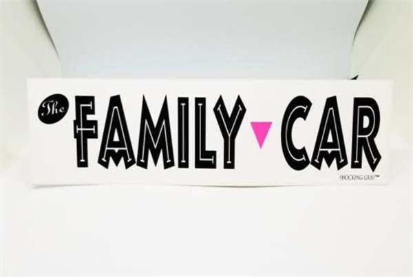 FAMILY CAR BUMPER STICKER