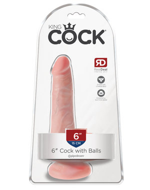 PIPEDREAM PRODUCTS KING COCK W/BALLS 6"