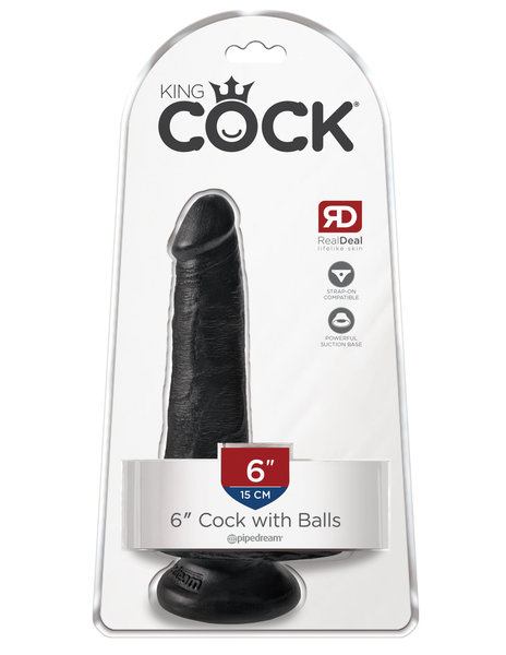 PIPEDREAM PRODUCTS KING COCK W/BALLS 6"