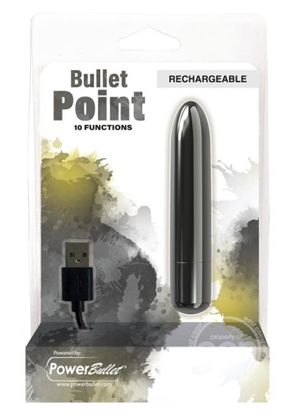 BMS Factory POWERBULLET BULLET POINT RECHARGEABLE VIBRATOR