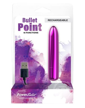 BMS Factory POWERBULLET BULLET POINT RECHARGEABLE VIBRATOR