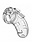 Shots MAN CAGE MODEL 01 CHASTITY 3.5" CLEAR