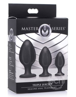 XR Brands MASTER SERIES TRIPLE JUICERS ANAL TRAINER SET