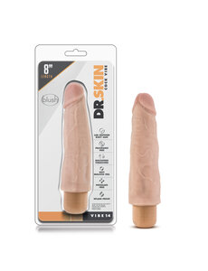 BLUSH NOVELTIES DR SKIN VIBE 14  8"