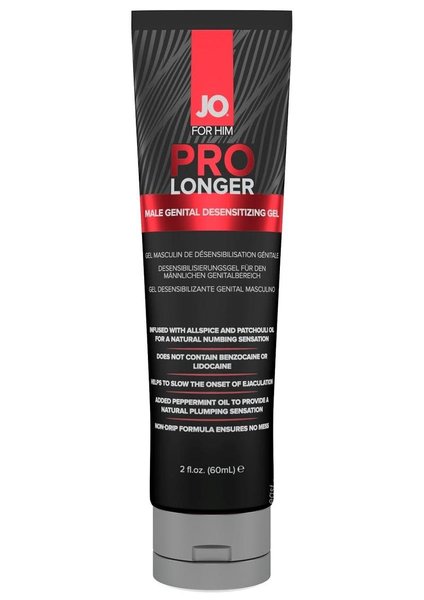 SYSTEM JO JO PROLONGER MALE GENITAL DESENSITIZING GEL 2oz