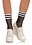 LEG AVENUE STELLA FISHNET ATHLETIC ANKLE SOCK