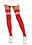 LEG AVENUE RIBBED ATHLETIC THIGH HIGHS ONE SIZE