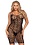 LEG AVENUE LEG AVENUE DAISY CROCHET MINI DRESS