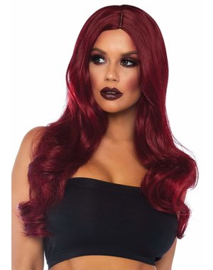 LEG AVENUE LEG AVENUE 27" LONG WAVY WIG BURGANDY