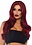 LEG AVENUE LEG AVENUE 27" LONG WAVY WIG BURGANDY
