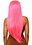 LEG AVENUE 33" LONG STRAIGHT WIG NEON PINK