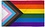 RAINBOW PROGRESS PRIDE FLAG POLYESTER