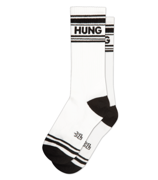 GUMBALL POODLE GUMBALL POODLE HUNG RIBBED GYM SOCKS