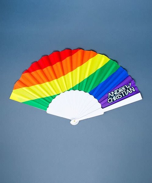 ANDREW CHRISTIAN ANDREW CHRISTIAN PRIDE FAN 16"