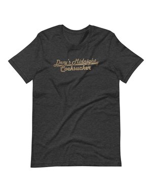 POLLY & CRACKERS DEXIES MIDNIGHT COCKSUCKER T SHIRT