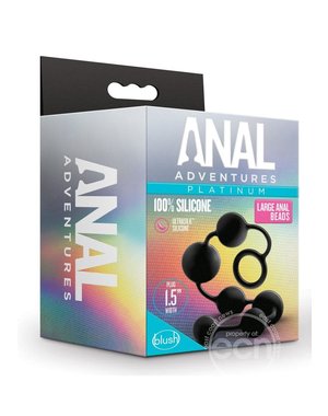 BLUSH NOVELTIES ANAL ADVENTURES PLATINUM LARGE ANAL BEADS