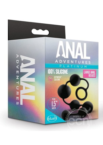 BLUSH NOVELTIES ANAL ADVENTURES PLATINUM LARGE ANAL BEADS